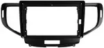 Магнитола для Honda Accord 8 2008-2012 (ШГУ монохром, рамка вниз) - Teyes CC3L монитор 9" IPS на Android 10, CarPlay, 4G SIM-слот