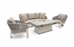 Комплект Ayca Seating Set. Алюминий, роуп, ироко. Поставка 45 дней.