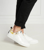 Кожаные кроссовки Versace Jeans Couture - белый(76YA3SD6ZPA55)