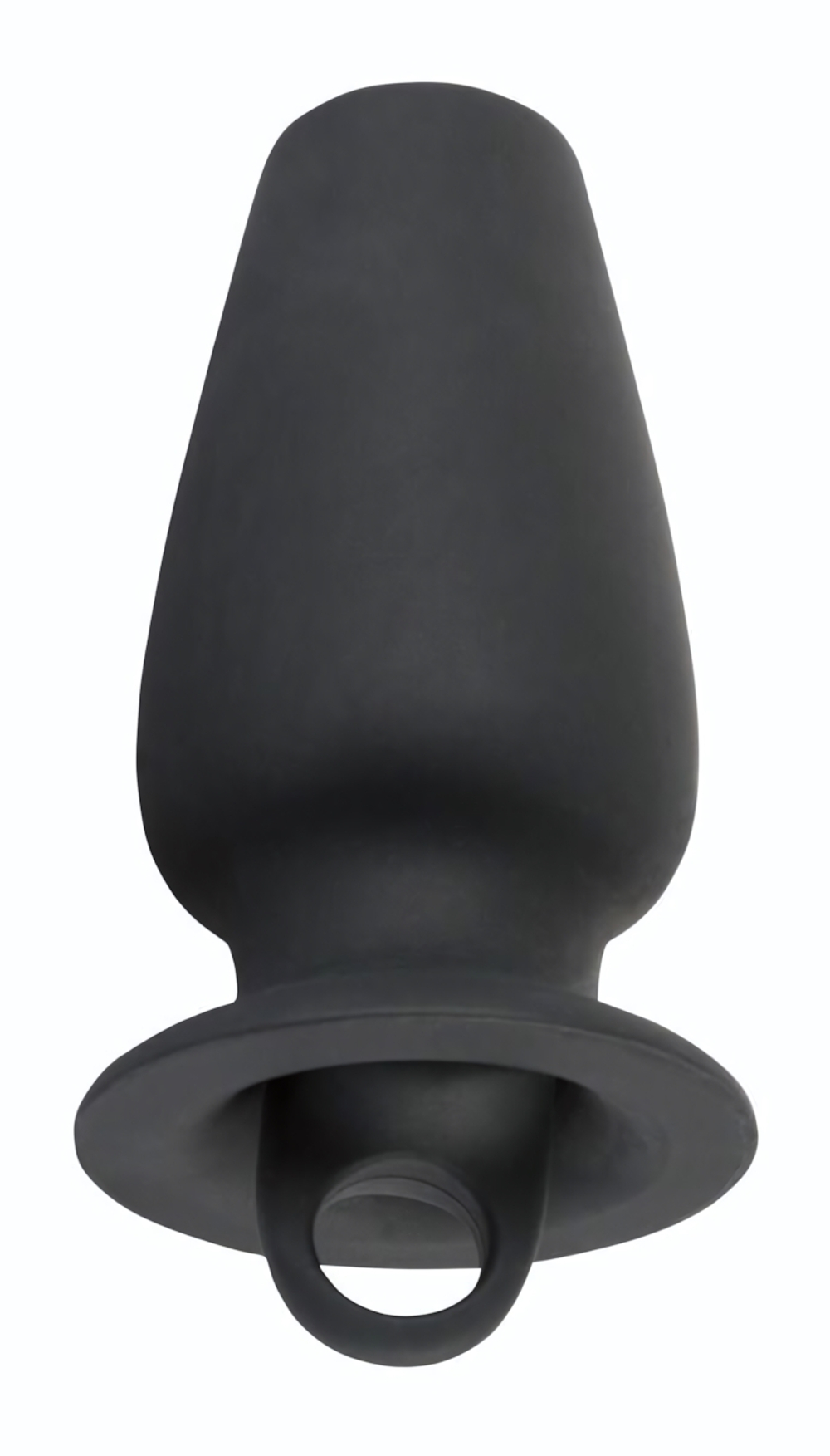 Пробка-туннель с заглушкой Lust Tunnel Plug with Stopper (Цвет: черный)