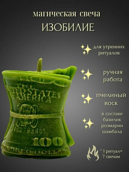 Свеча Купюра Изобилие