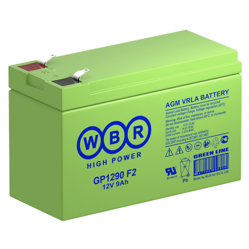 Аккумулятор WBR GP1290 F2 - AGM ( 12В / 9Ач )