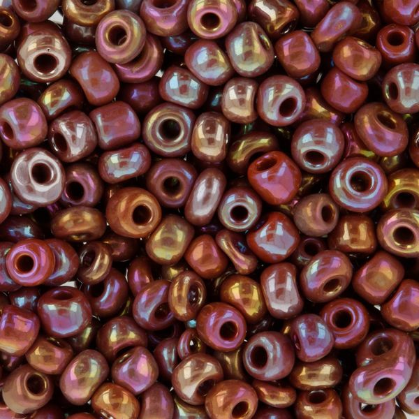 Бисер Zlatka 8/0 (2.9 мм), 100 г (10х10 г), №0406 шоколадный, GR