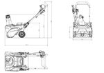 Снегоуборщик аккумуляторный Greenworks 82SN22 Арт. 2603307, 82V, 56 см, бесщеточный, без АКБ и ЗУ