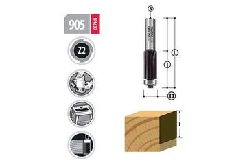 Фреза обгонная 12.7х25 мм, S-12 мм WOODWORK 905.1325.12