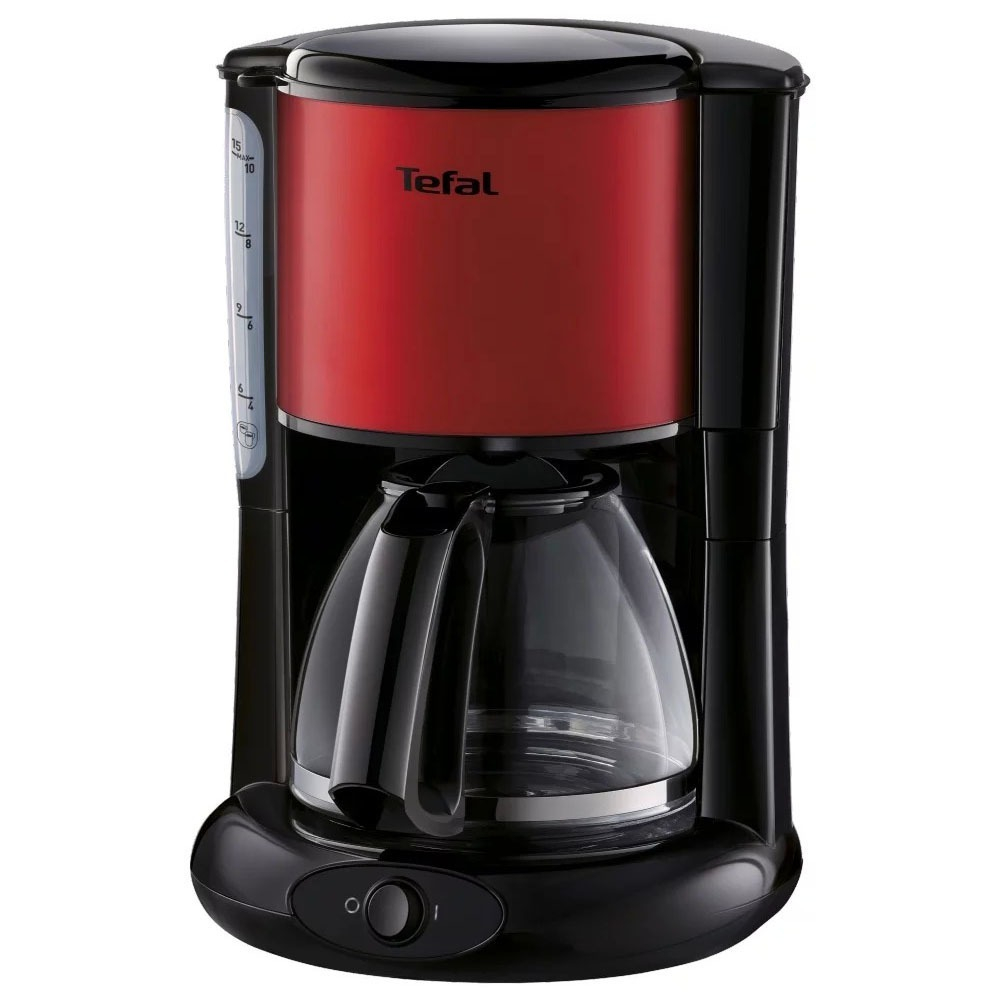 Кофеварка капельная Tefal CM361E38 1000Вт красный