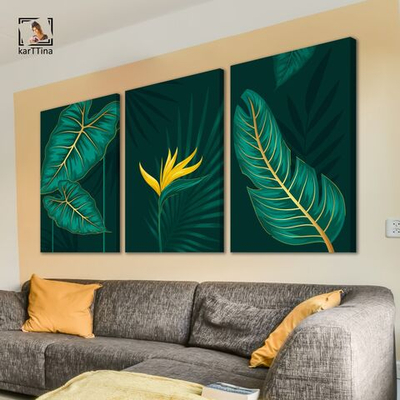 Картина karTTina "ОЧЕРТАНИЕ ЦВЕТОВ", 150 см х 70 см