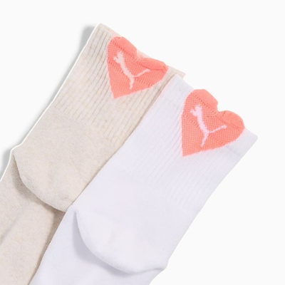 Женские носки PUMA Heart, комплект из 2 пар. - PUMA