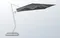Зонт профессиональный с подсветкой Wing Pininfarina 3х3 м, тик, бежевый