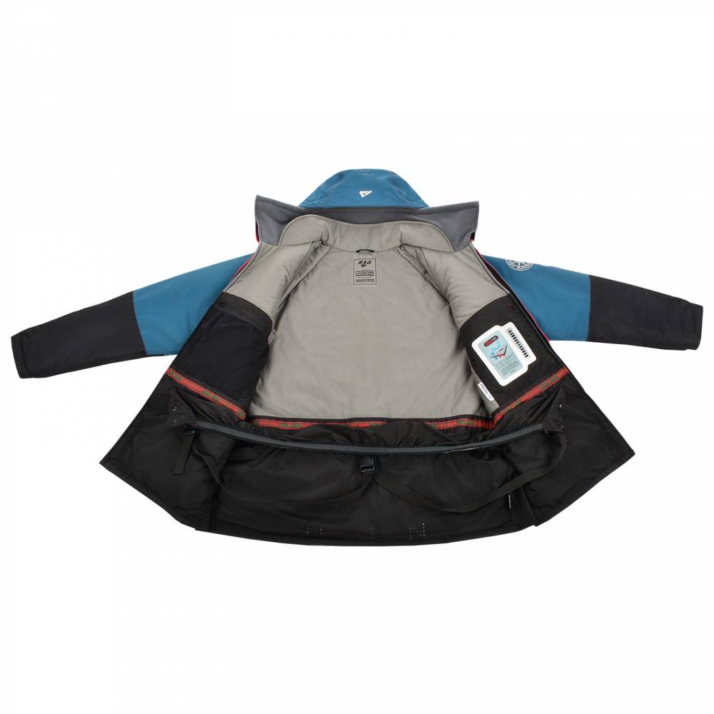Костюм-поплавок мужской зимний "Rescuer VII comfort" -45, hardguard, бирюза, ХСН