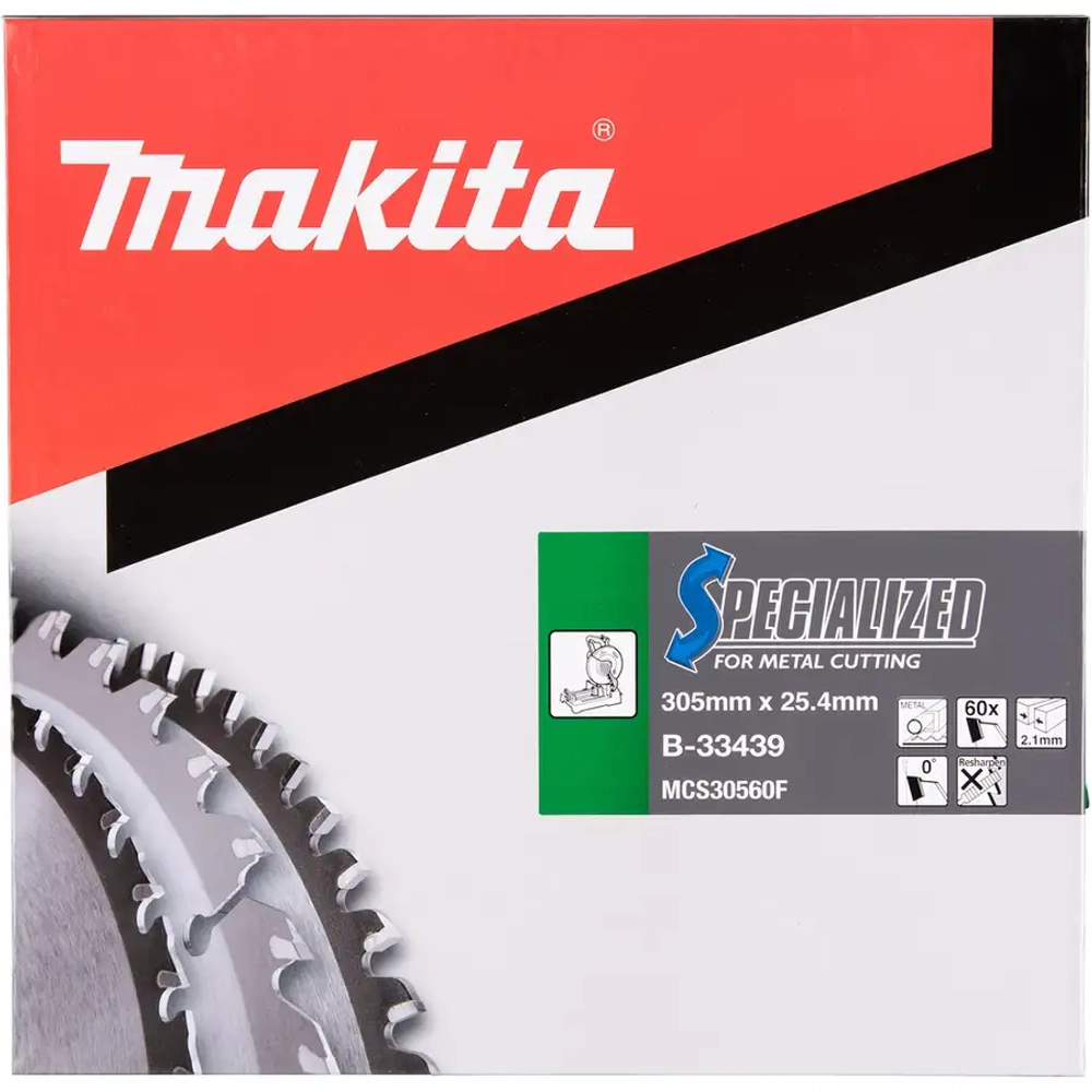 Пильный диск по стали 305х25,4 мм, 60 T Makita B-33439