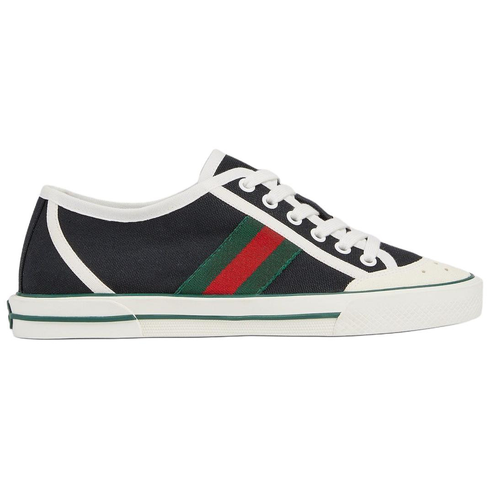 GUCCI Tennis 1977 Canvas Shoes Women"s Low top Black