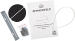 Кухонная вытяжка MAUNFELD Mersey 60 белый\вставка сатин