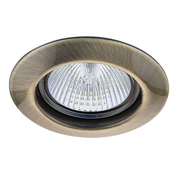Встраиваемый точечный светильник 011071 бронза зеленая Teso fix Lightstar