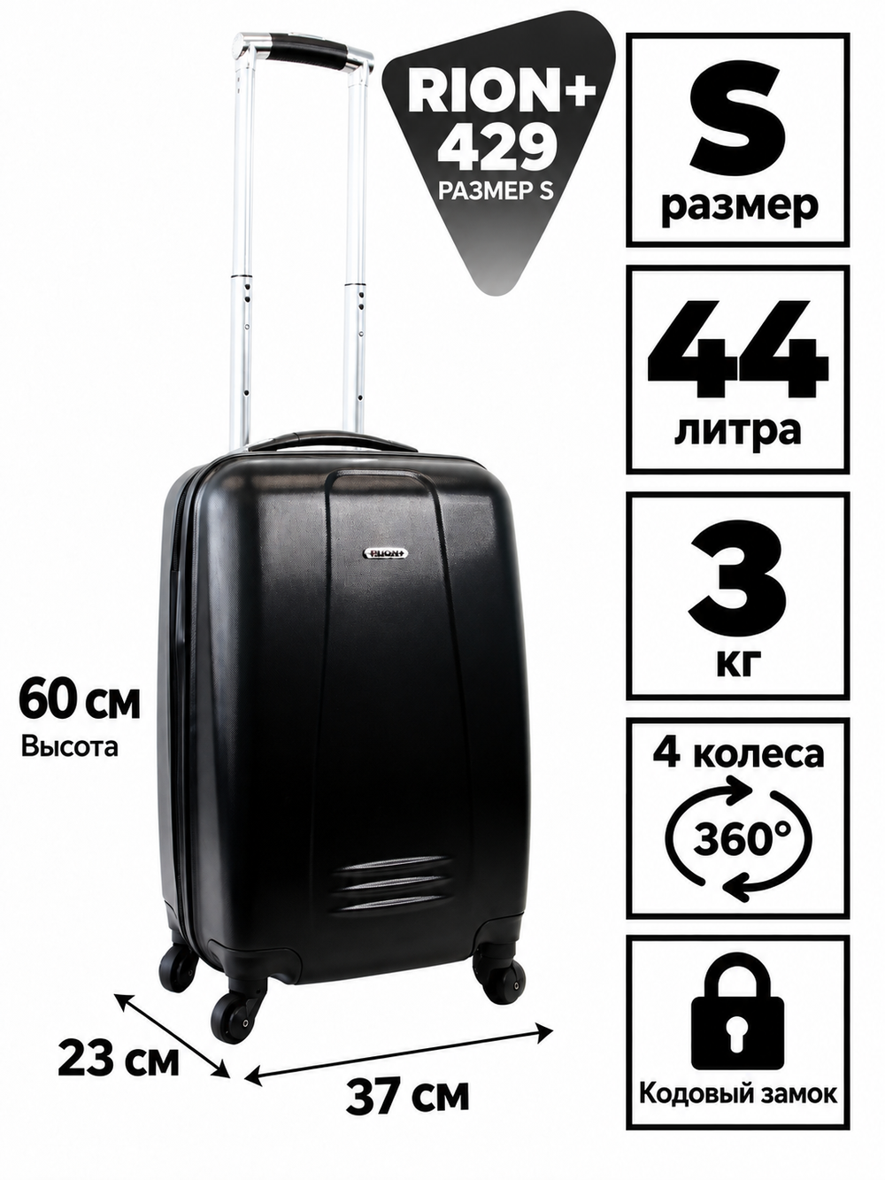 RION+ 429BLK — инфографика