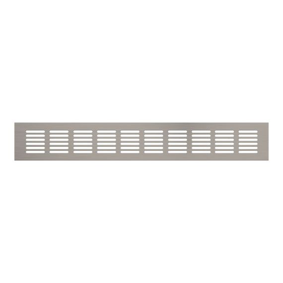 Вентиляционная решетка Благовест 60x400, металл матовый