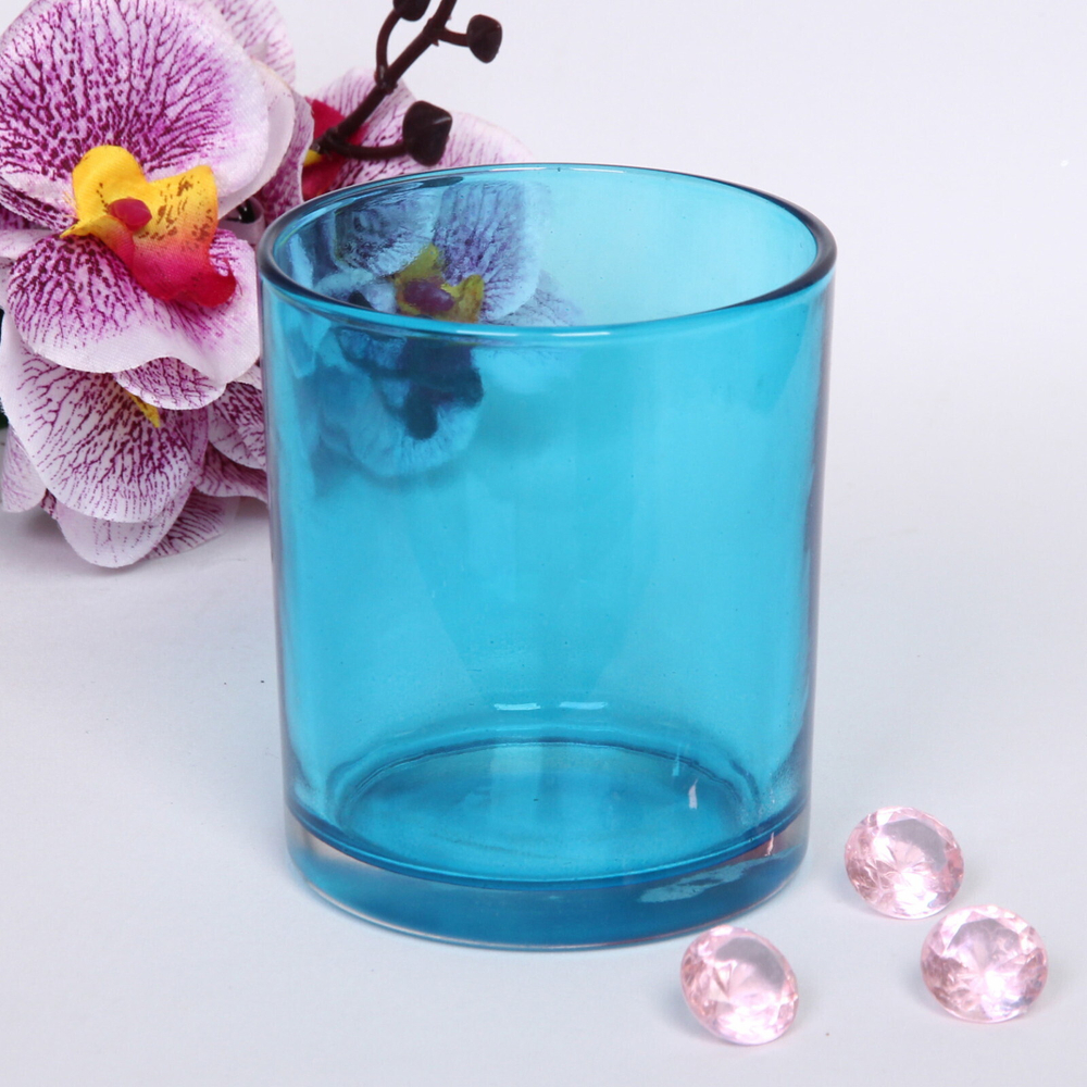 Подсвечник «Oasis-Glass» 8,8*10см цвет голубой