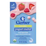 Gerber, Organic Yogurt Melts®, для детей от 8 месяцев, красные ягоды, 28 г (1 унция)