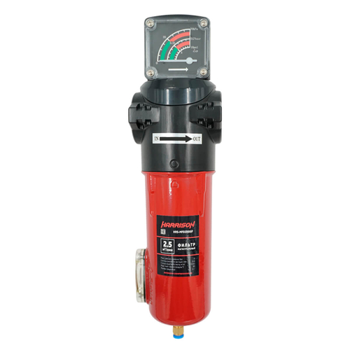 HRS-MFD2500IF Фильтр магистральный с датчиком загрязненности и автоматическим конденсатоотводчиком, производительность 2500 л/мин