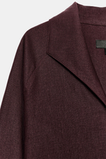 ЛЬНЯНАЯ КУРТКА СО СКЛАДКОЙ НА СПИНКЕ — ZARA