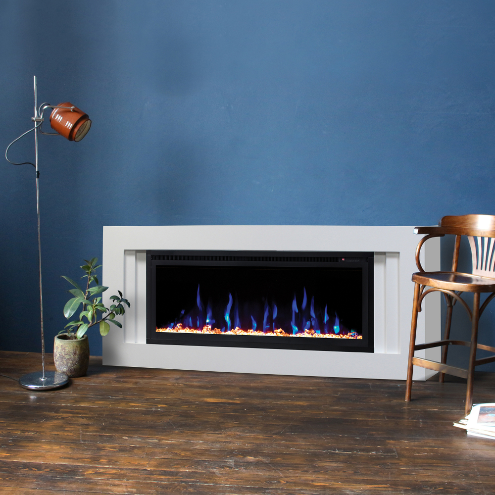 Каминокомплект Real Flame Stockholm 42/BV WT с очагом Saphir 42
