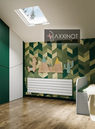 Axxinot Adero Z 500 - горизонтальный трубчатый радиатор шириной 500 мм