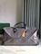 Дорожная сумка серо-коричневая с тёмно-синими деталями от Goyard Bowling 55 Bag BP5-636077 — фото 2 [TG 769632e8f5a0-002]