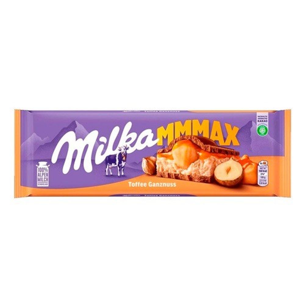 Шоколад Милка MMMAX Toffee Wholenut 300гр