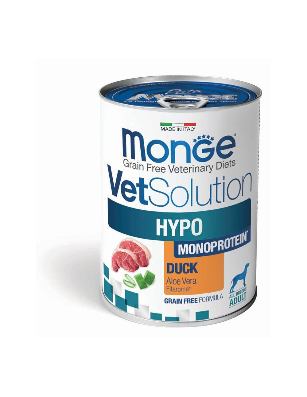 Monge VetSolution Hypo Monoprotein Duck диет. конс. д/собак при непереносимости с уткой 400 г