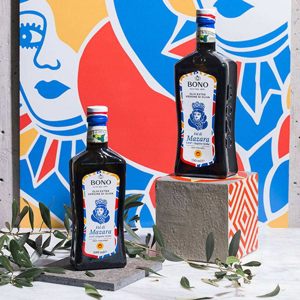 Оливковое масло BONO D.O.P. Val di Mazara 750ml, Сицилия