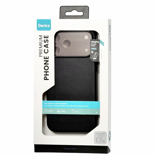 Накладка для i-Phone 17 Pro Max Benks VitaPro Magsafe черный
