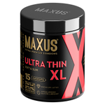 Ультратонкие увеличенные презервативы в железном кейсе Maxus Ultra Thin XL X-Edition 15шт