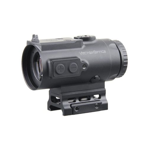 Призматический прицел Vector Optics Paragon 4x24 Micro Prism (закрытый, объектив 24мм, 1 МОА, метка баллистическая красная, picatinny/weaver, IP67)