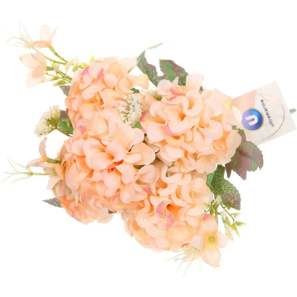 Искусственные цветы «Летнее вдохновение» Гортензия 30см цвет персиковый