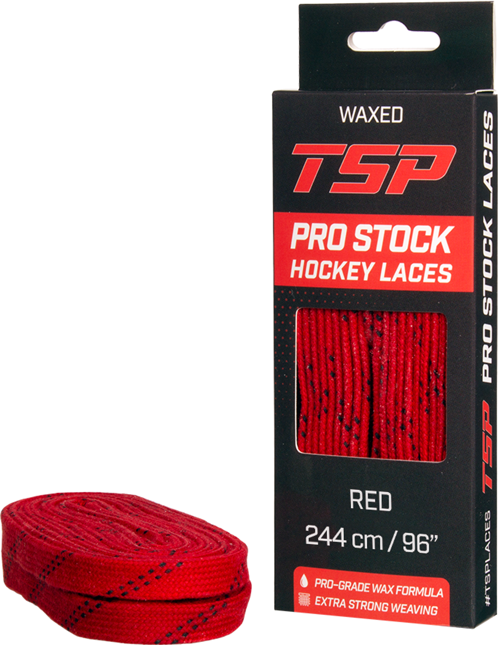 TSP Шнурки хоккейные с усиленной пропиткой PRO STOCK Waxed