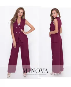 Брюки 8587-бордо Minova