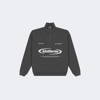 Cвитшот UNIFORM Half-zip Heavy Athletic, темно-серый