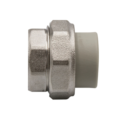 Муфта комб. разъемная, вн 20х3/4" EVER® СЕРЫЙ (Россия)