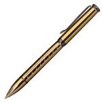 Ручка подарочная шариковая GALANT "MALBRETT", корпус золотистый, детали оружейный металл, узел 0,7 мм, синяя, 143502