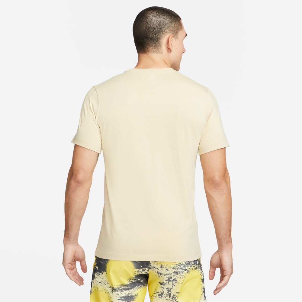 Мужское теннисное поло Nike Court Heritage RG T-Shirt Men - Beige, Multicoloured
