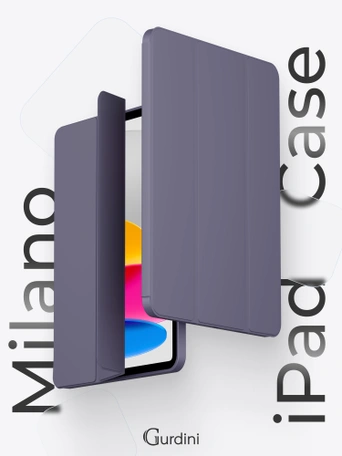Чехол книжка для iPad 10 (10,9") Gurdini Milano Series Lavender