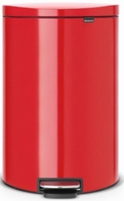 Ведро для мусора Brabantia FlatBack 40л красное