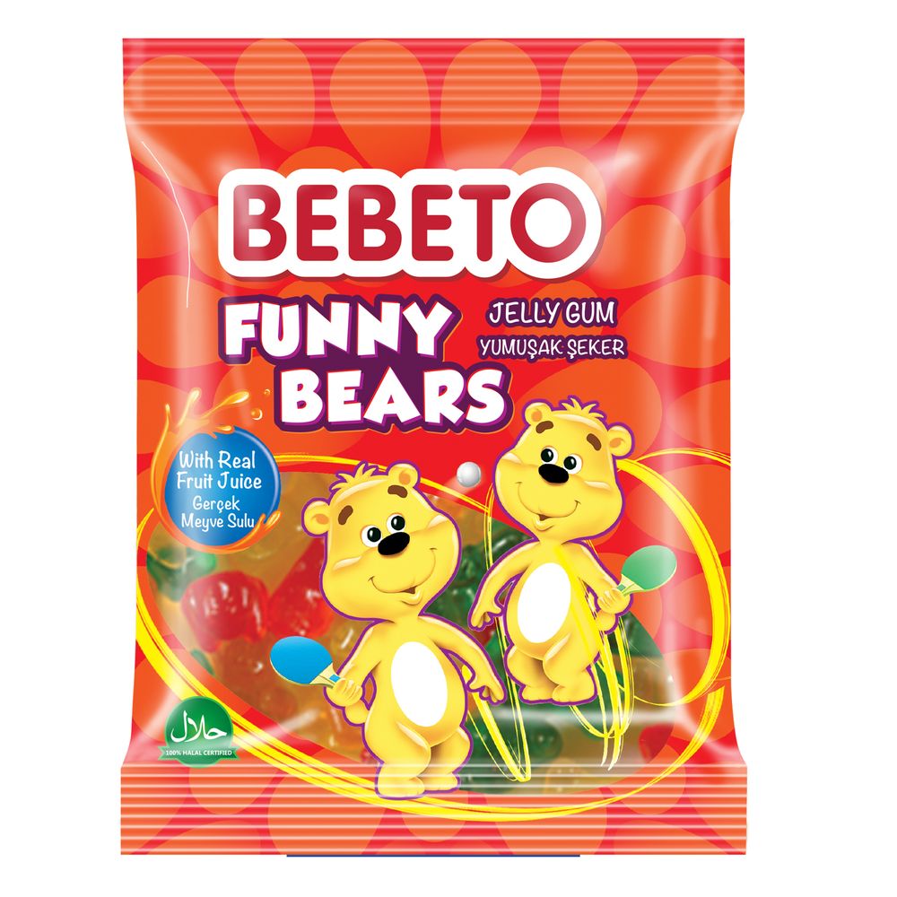 Мармелад ВЕВЕТО FUNNY BEARS (МЕДВЕДИ) 80г