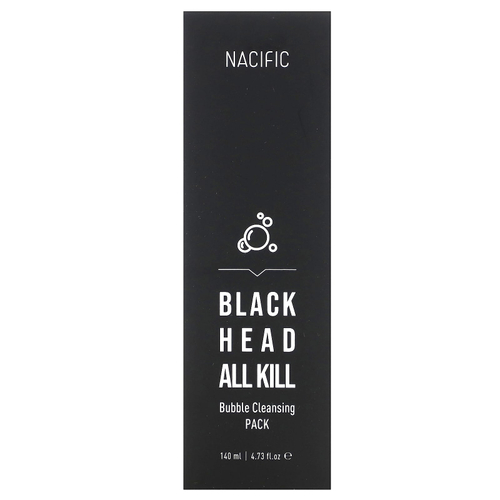 Nacific, Black Head All Kill, пузырчатая очищающая маска, 140 мл (4,73 жидк. унц.)