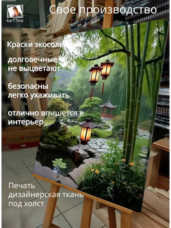 Картина "Свет фонарей", интерьерная 30х40см 1шт.