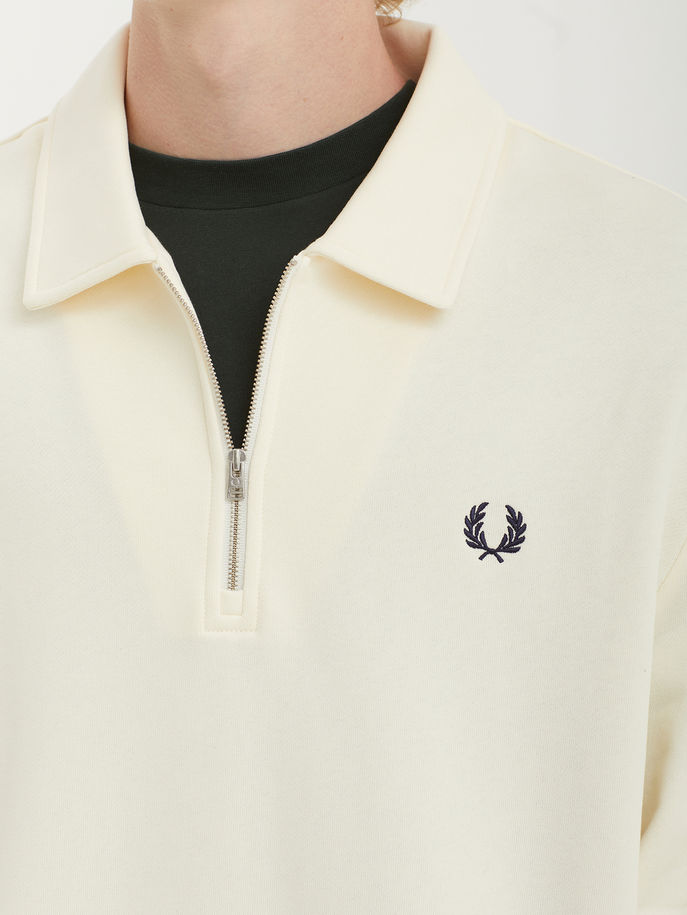 Мужская Толстовка (Half-zip) Half Zip Collared