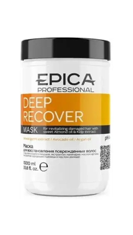 EPICA Professional Маска для восстановления повреждённых волос, Deep Recover, 1000 мл
