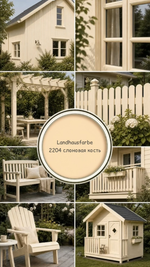 Непрозрачная краска для наружных работ Osmo Landhausfarbe 2204 слоновая кость 0,75 л 11400036