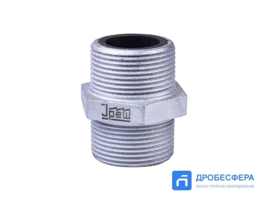 Ниппель 1-1/4" обрезиненный JPEW арт. J204