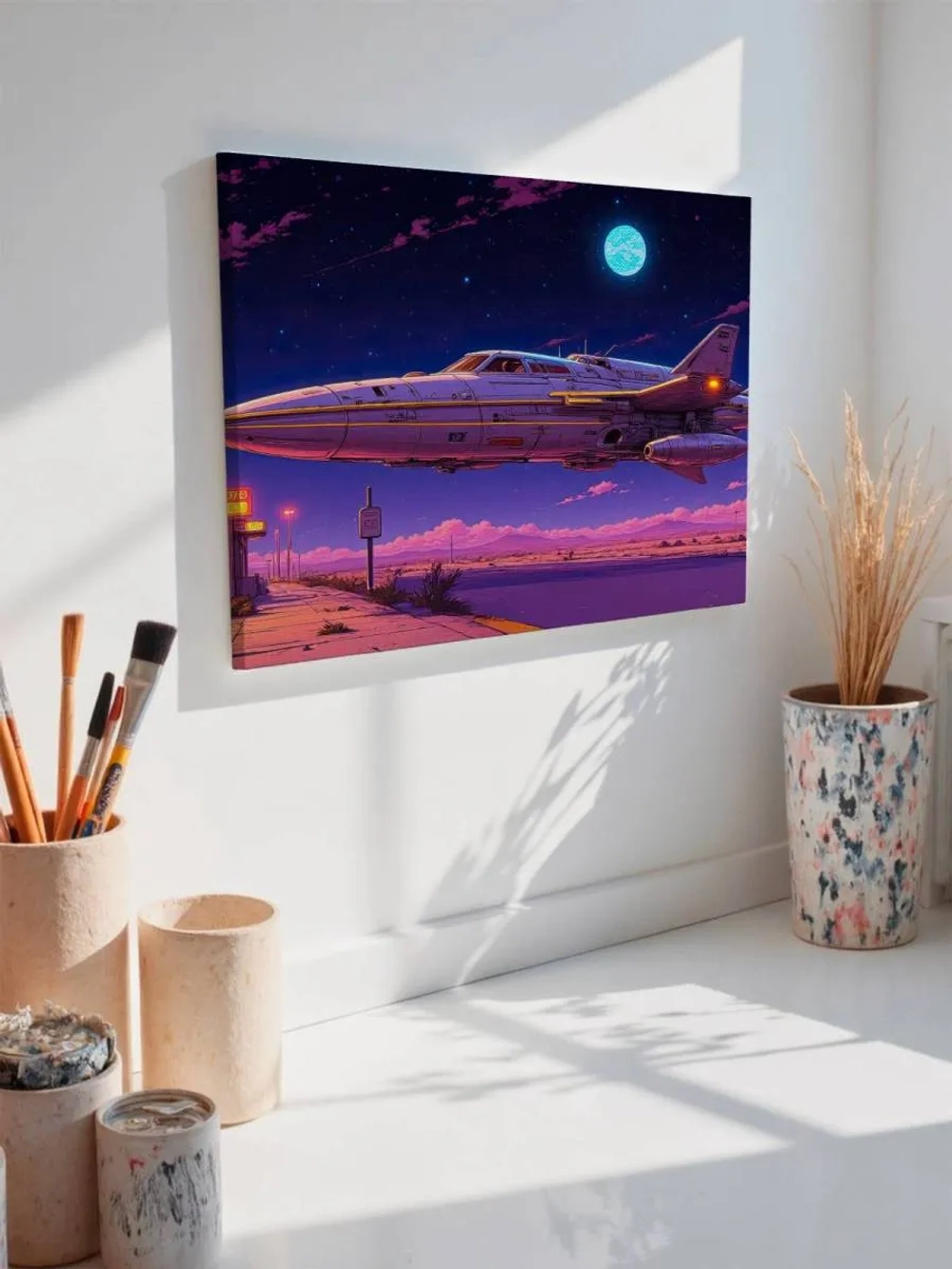 Картина на стену 40 X 50 Космический корабль